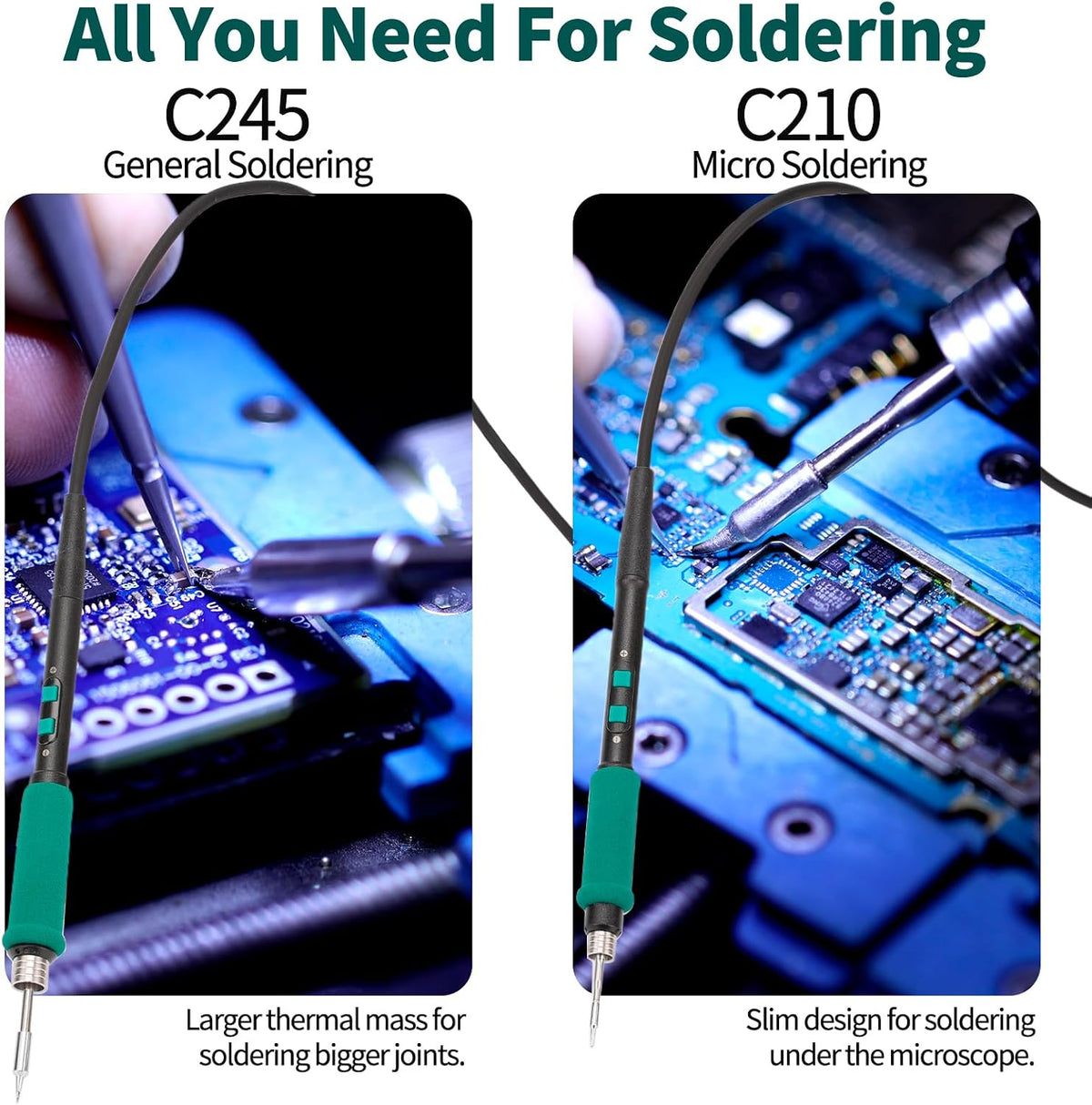 YIHUA 982D SE 200W Soldering Station Kit with Auto Calibration and 11 Tips