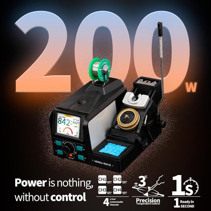 YIHUA 982D SE 200W Soldering Station Kit with Auto Calibration and 11 Tips