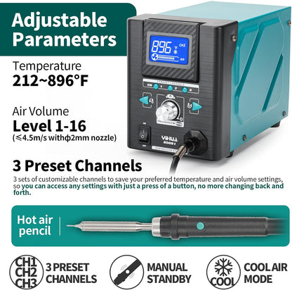 YIHUA 8509-I Hot Air Pencil Micro Soldering Rework Station