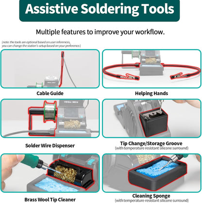 YIHUA 982-III Micro Soldering Station Kit with C245 Tips