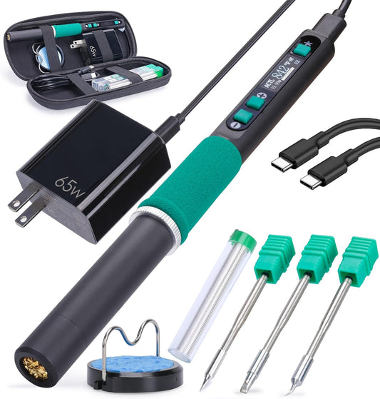 YIHUA 928D-IV 65W USB-C Soldering Iron Kit DC 20V