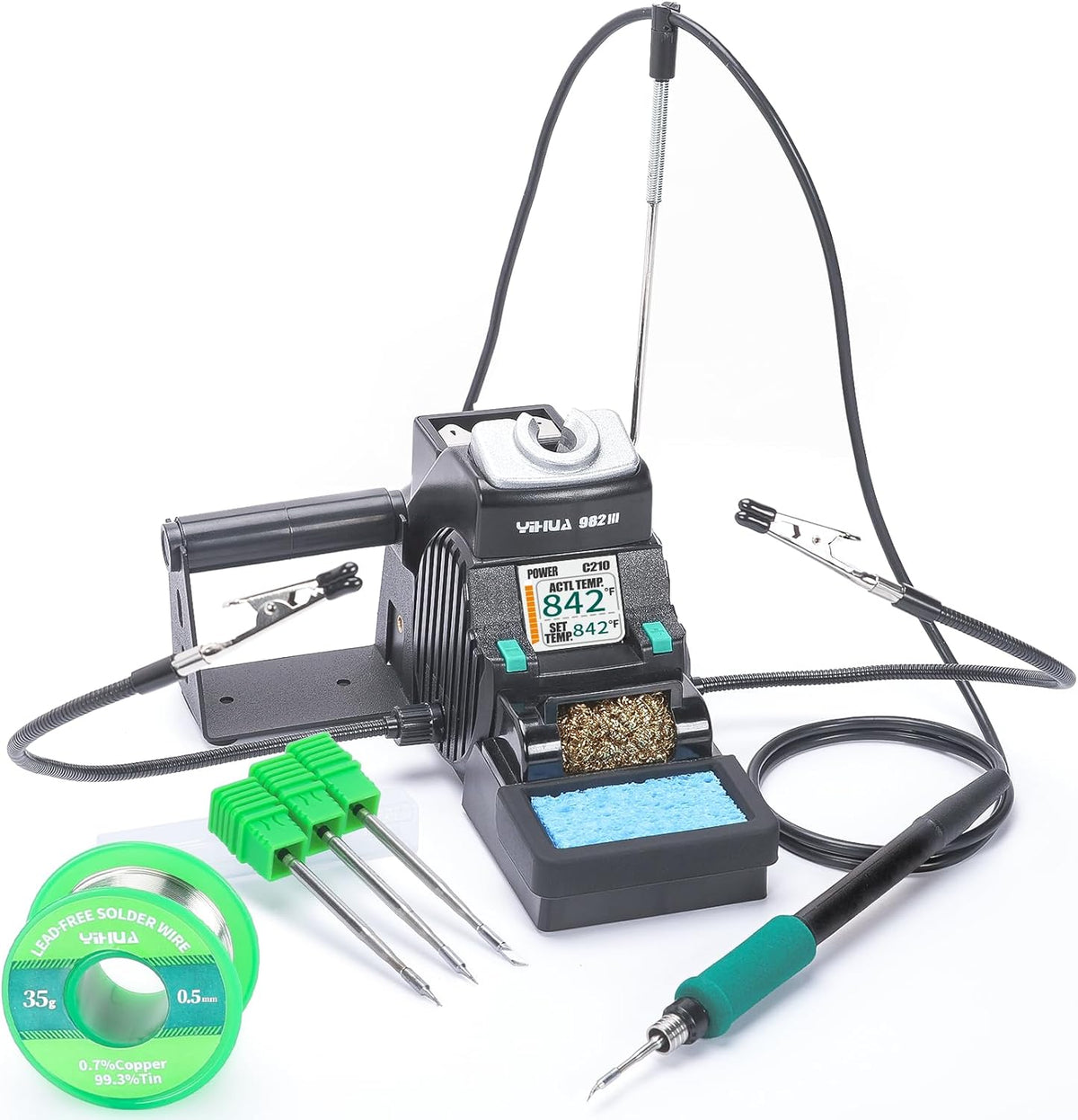 YIHUA 982-III Micro Soldering Station Kit with C245 Tips