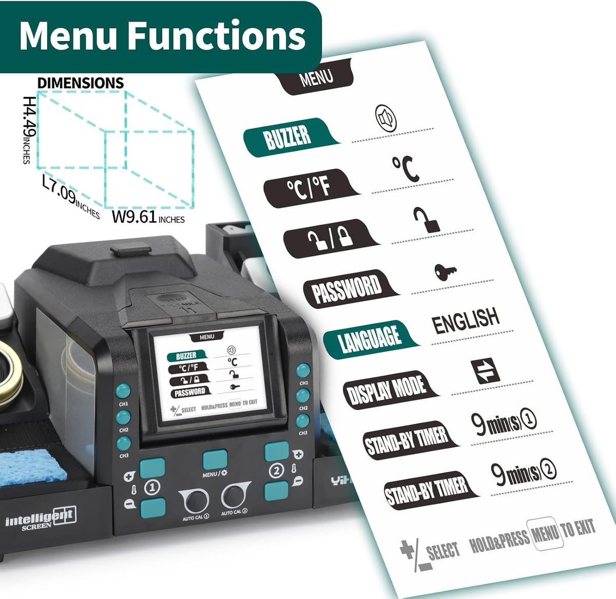 YIHUA 982D-II Dual Channel Micro Soldering Station