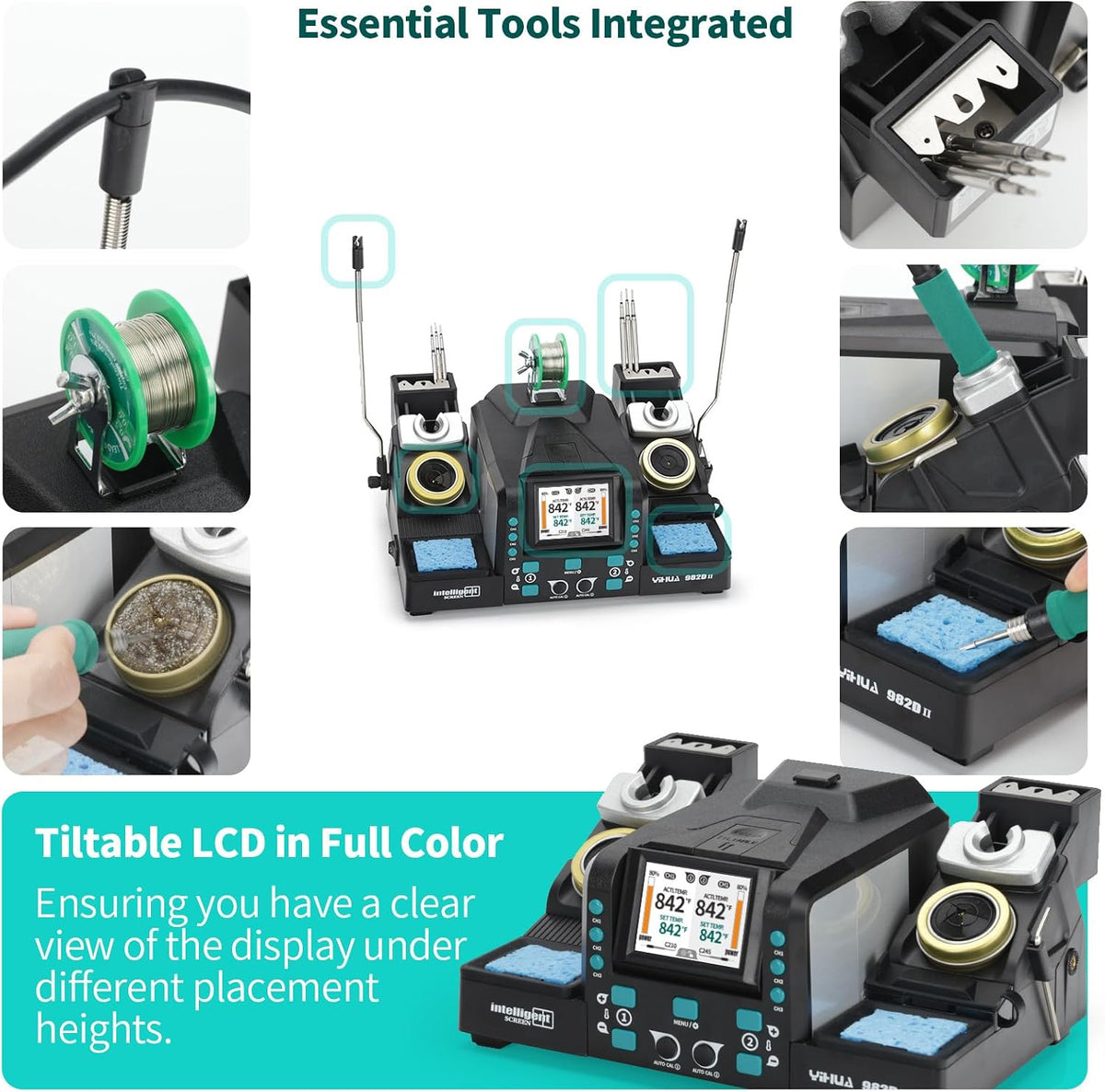 YIHUA 982D-II Dual Channel Micro Soldering Station