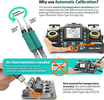 YIHUA 982D-II Dual Channel Micro Soldering Station