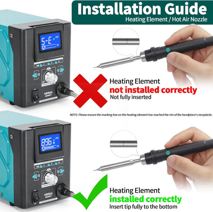 YIHUA 8509-I Hot Air Pencil Micro Soldering Rework Station