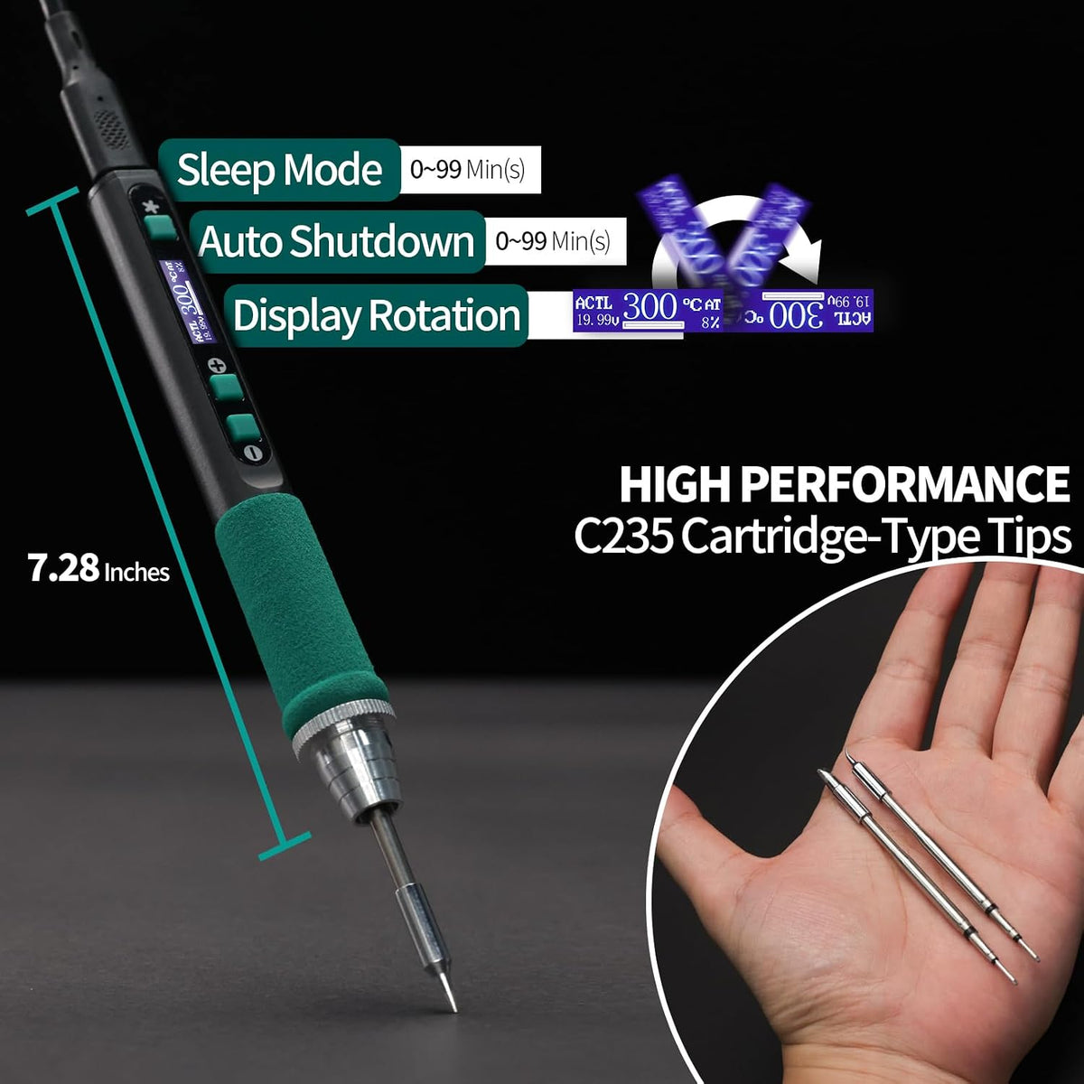 YIHUA 928D-IV 65W USB-C Soldering Iron Kit DC 20V