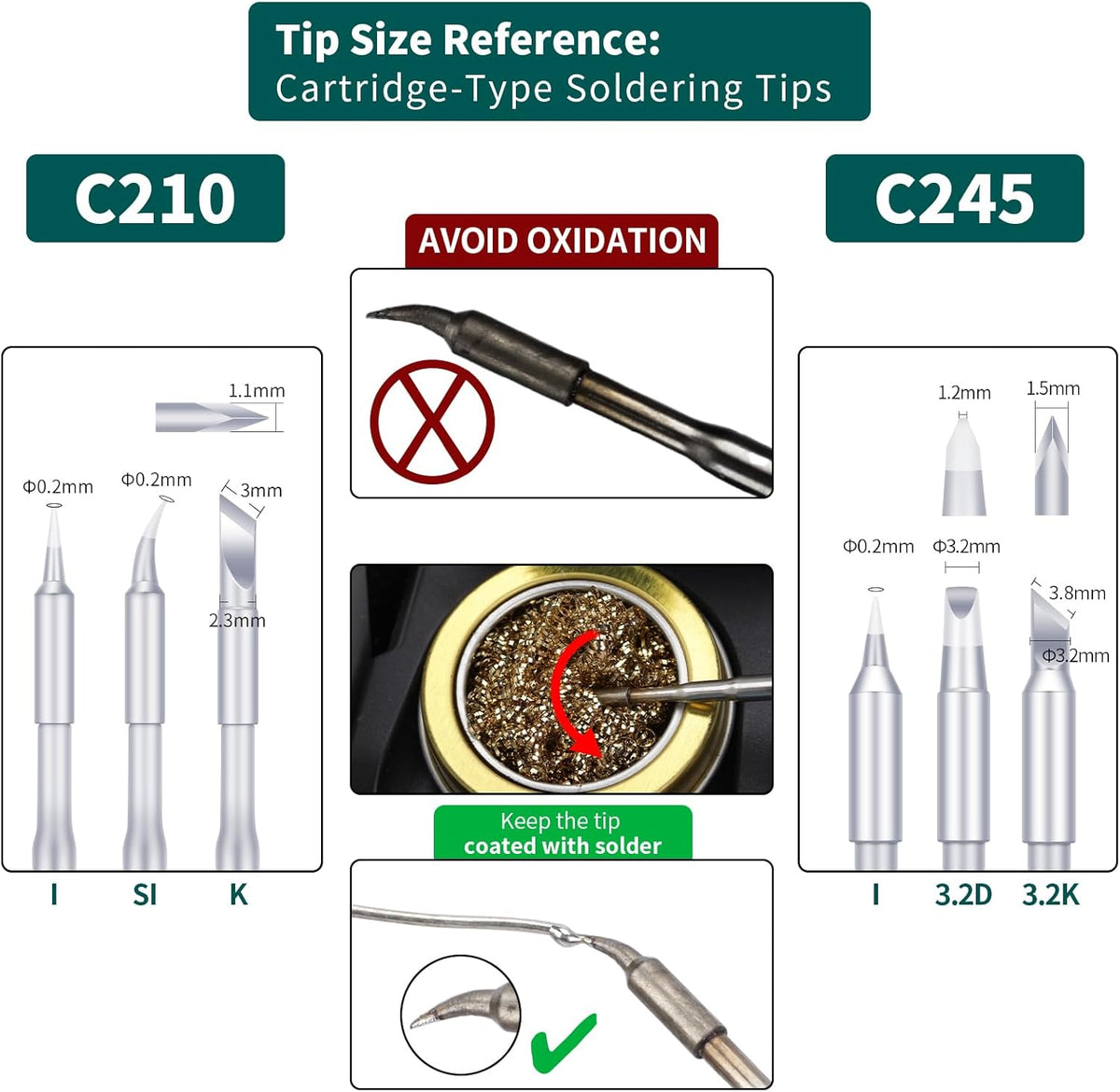 YIHUA 982-III Micro Soldering Station Kit with C245 Tips