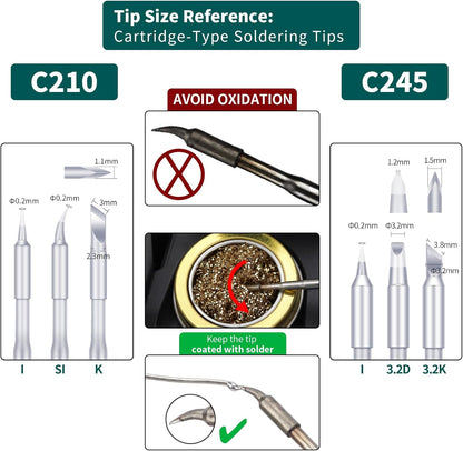 YIHUA 982-III Micro Soldering Station Kit with C245 Tips