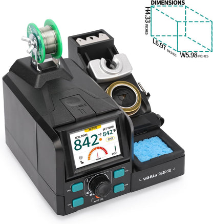YIHUA 982D SE 200W Soldering Station Kit with Auto Calibration and 11 Tips